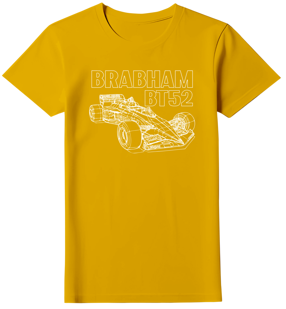 Camiseta Brabham BT52 Nelson Piquet 1983 Bicampeão Mundial Feminina