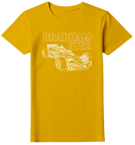 Camiseta Brabham BT52 Nelson Piquet 1983 Bicampeão Mundial Feminina