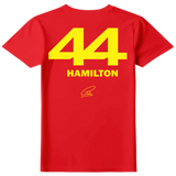 Camiseta Lewis Hamilton Scuderia Ferrari Feminina