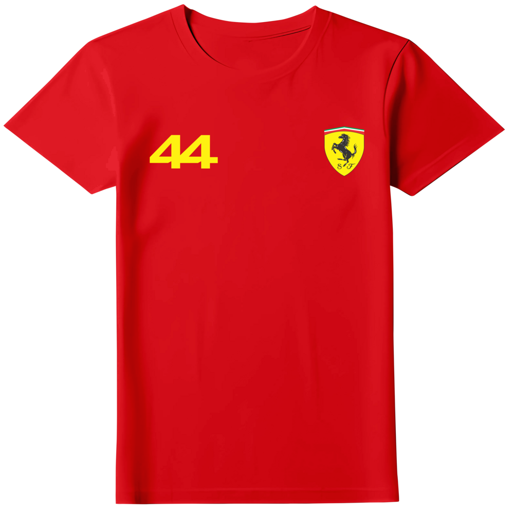 Camiseta Lewis Hamilton Scuderia Ferrari Feminina