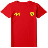 Camiseta Lewis Hamilton Scuderia Ferrari Feminina