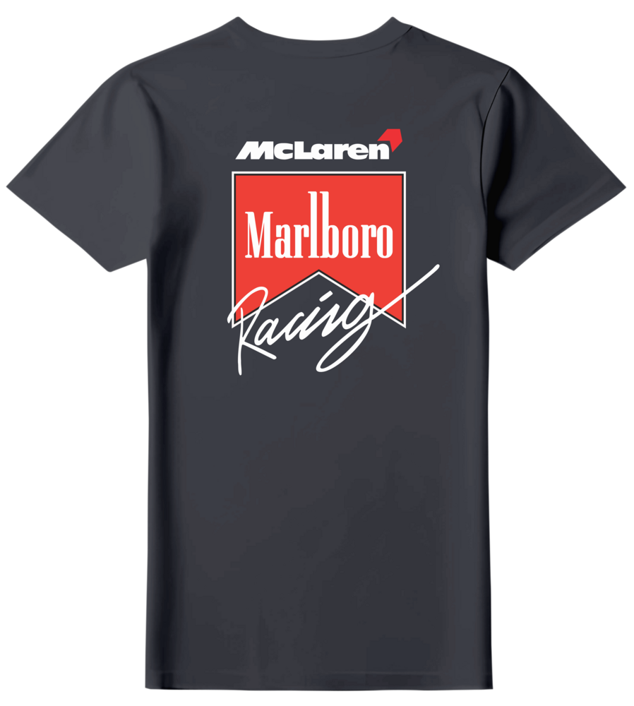 Camiseta McLaren Marlboro Racing F1 1991 Feminina