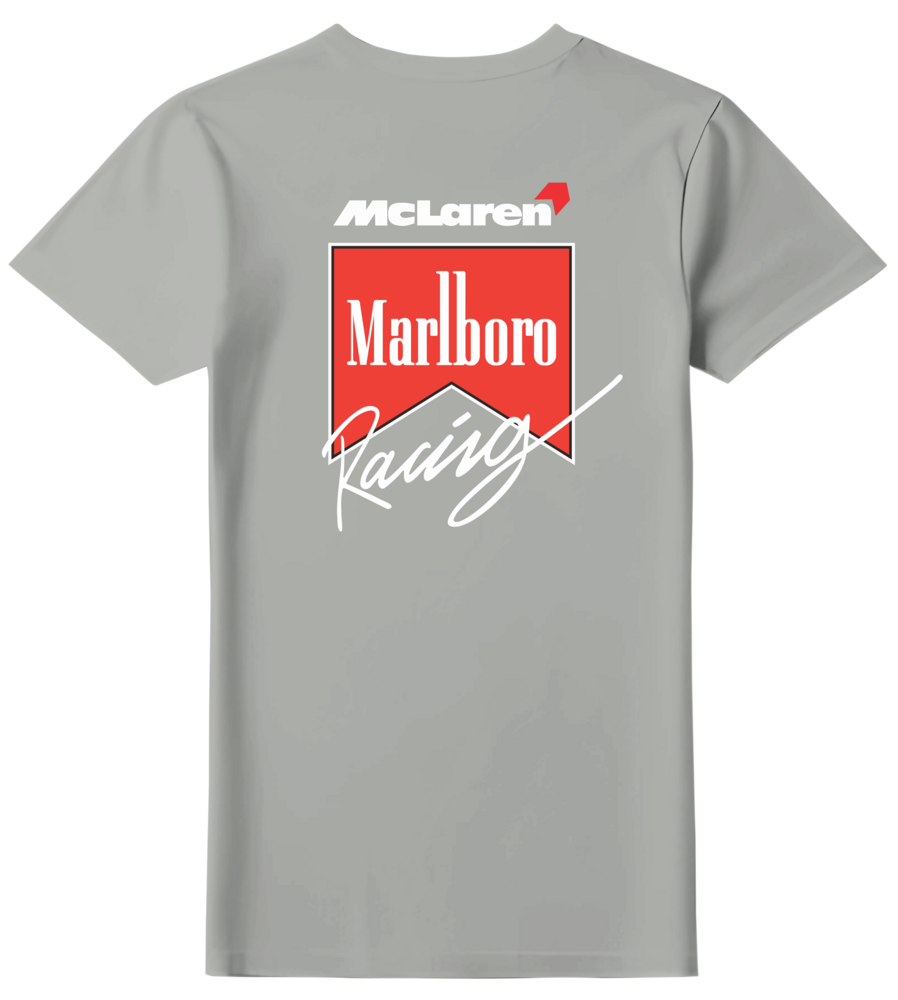 Camiseta McLaren Marlboro Racing F1 1991 Feminina