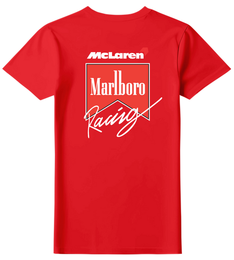 Camiseta McLaren Marlboro Racing F1 1991 Feminina