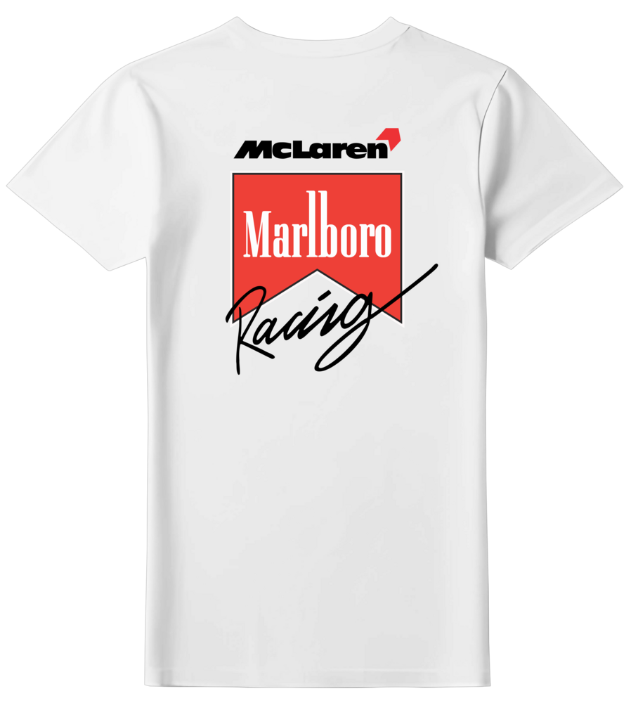 Camiseta McLaren Marlboro Racing F1 1991 Feminina