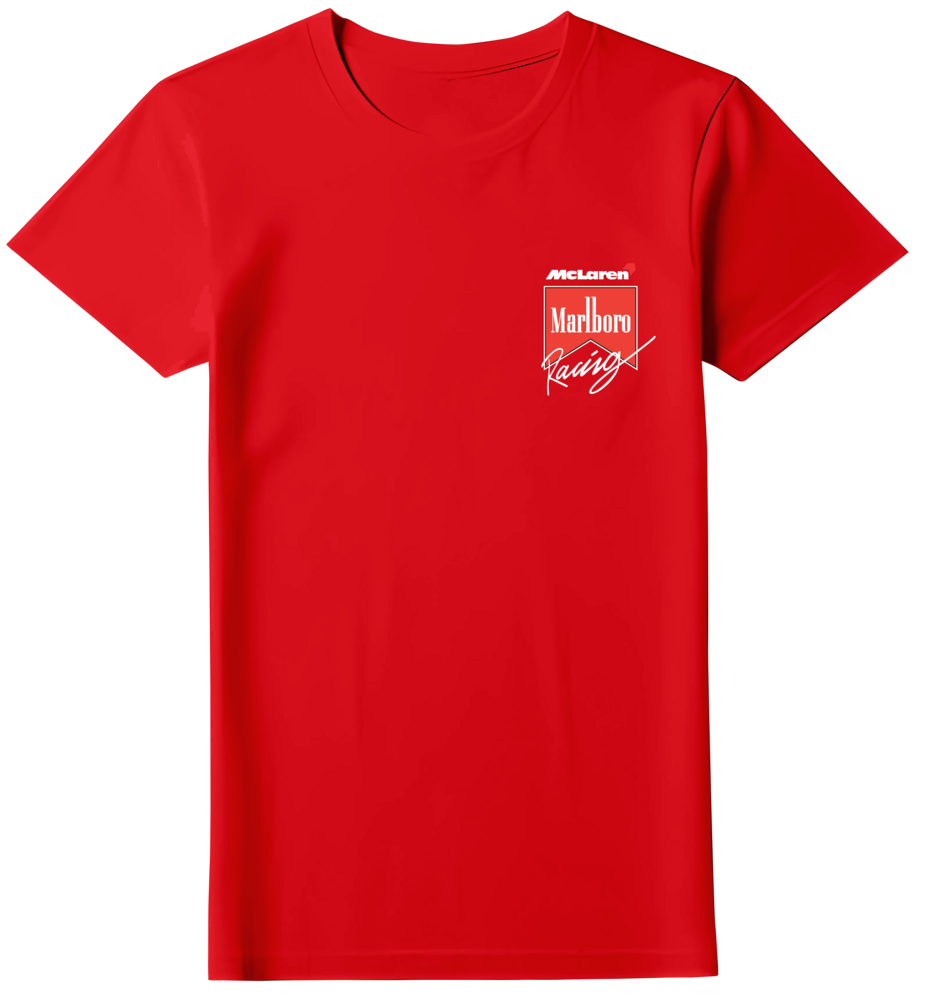 Camiseta McLaren Marlboro Racing F1 1991 Feminina