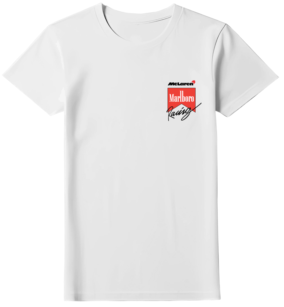 Camiseta McLaren Marlboro Racing F1 1991 Feminina