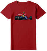 Camiseta Nigel Mansell F1 GP GRÂ-BRETANHA Temporada de 91 Feminina