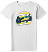 Camiseta Ilustração Capacete Gabriel Bortoleto Feminina