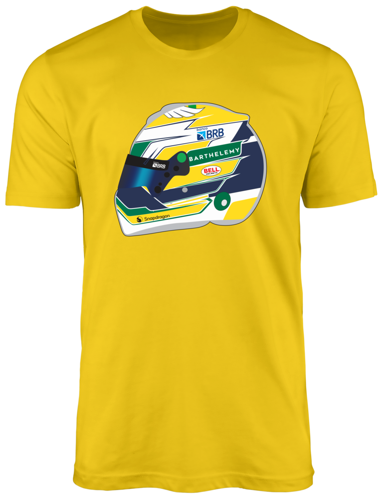 Camiseta Ilustração Capacete Gabriel Bortoleto