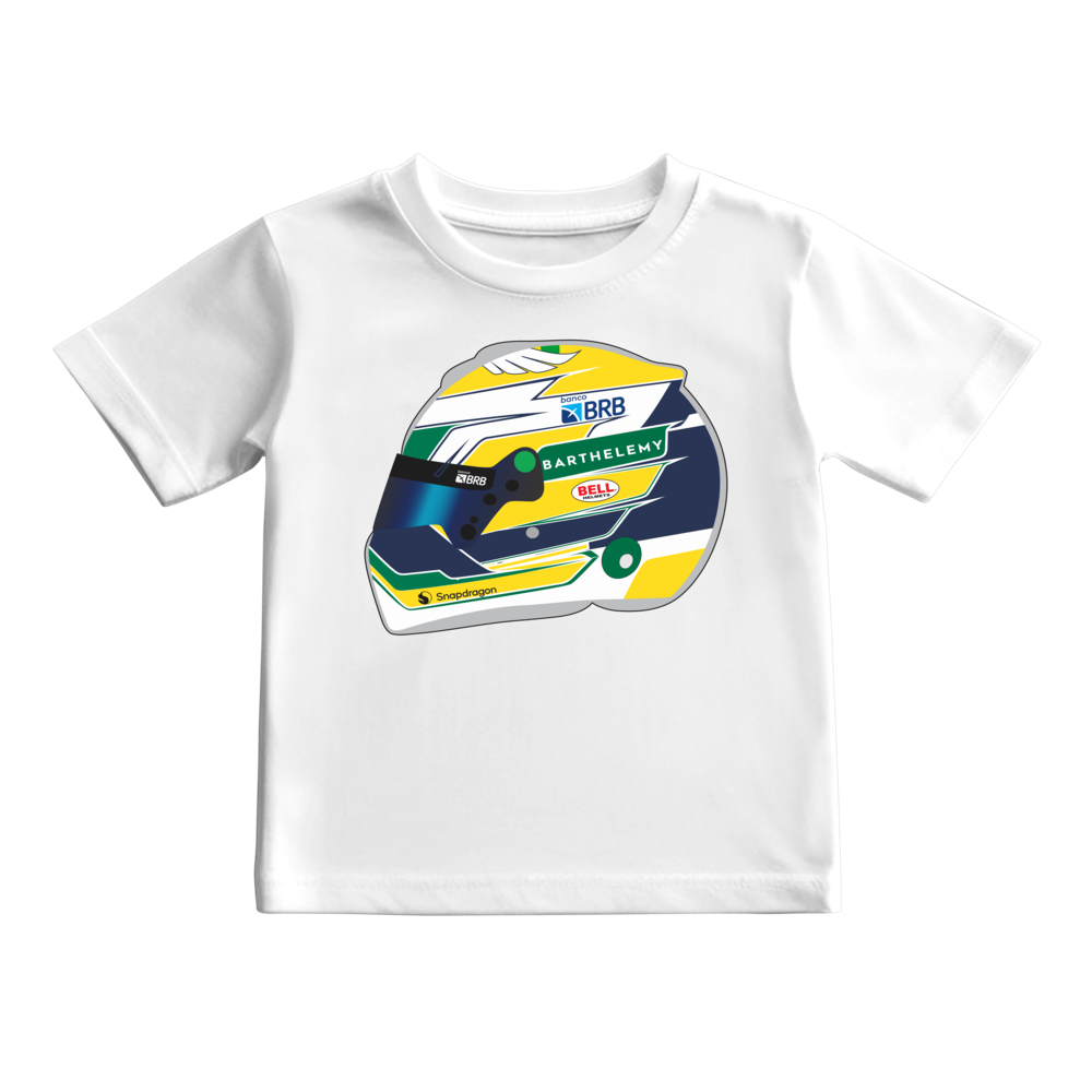 Camiseta Ilustração Capacete Gabriel Bortoleto 2024