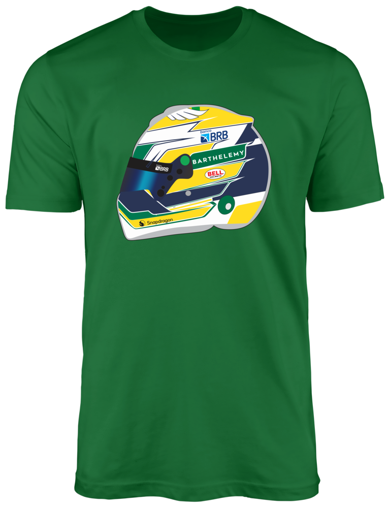 Camiseta Ilustração Capacete Gabriel Bortoleto