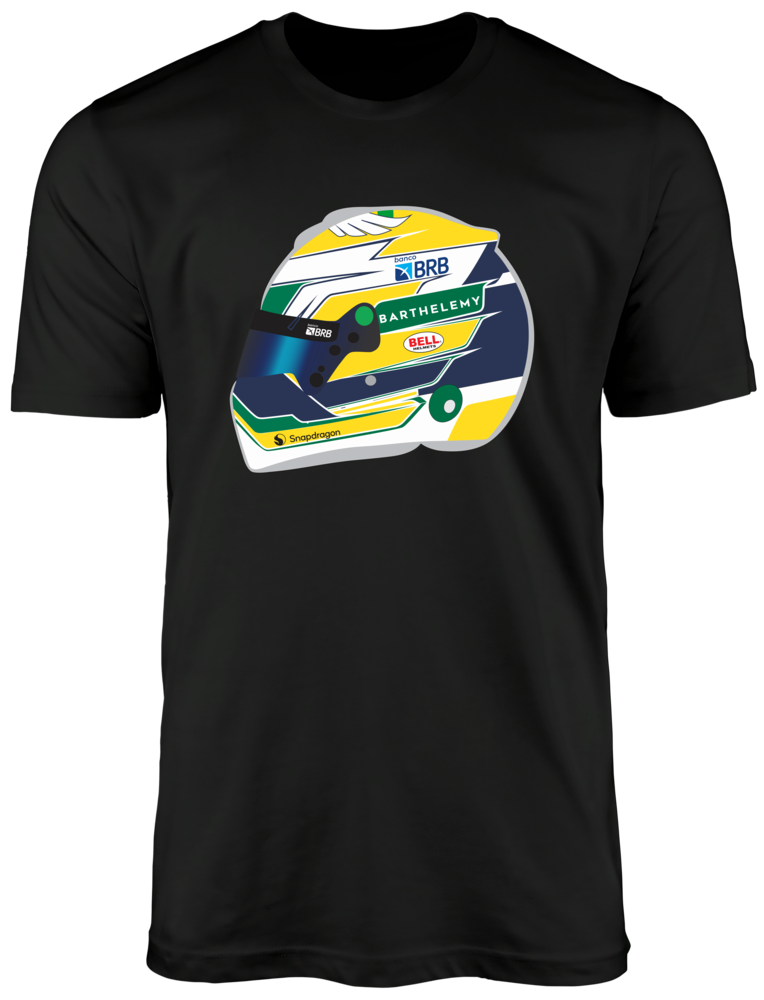 Camiseta Ilustração Capacete Gabriel Bortoleto