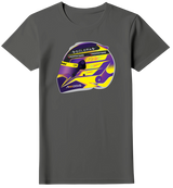 Camiseta Ilustração Capacete Lewis Hamilton Feminina