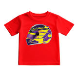 Camiseta Ilustração Capacete Lewis Hamilton 2024