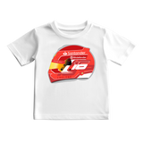 Camiseta Ilustração Capacete Charles Leclerc 2024