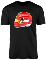 Camiseta Ilustração Capacete Charles Leclerc