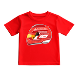 Camiseta Ilustração Capacete Charles Leclerc 2024