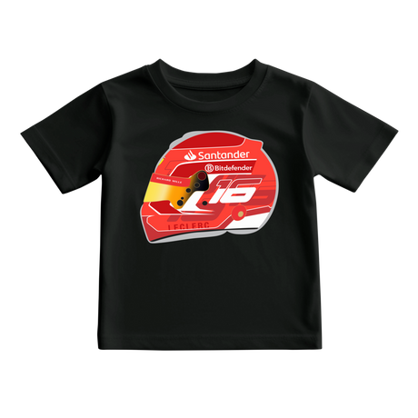 Camiseta Ilustração Capacete Charles Leclerc 2024