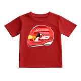 Camiseta Ilustração Capacete Charles Leclerc 2024