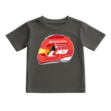 Camiseta Ilustração Capacete Charles Leclerc 2024