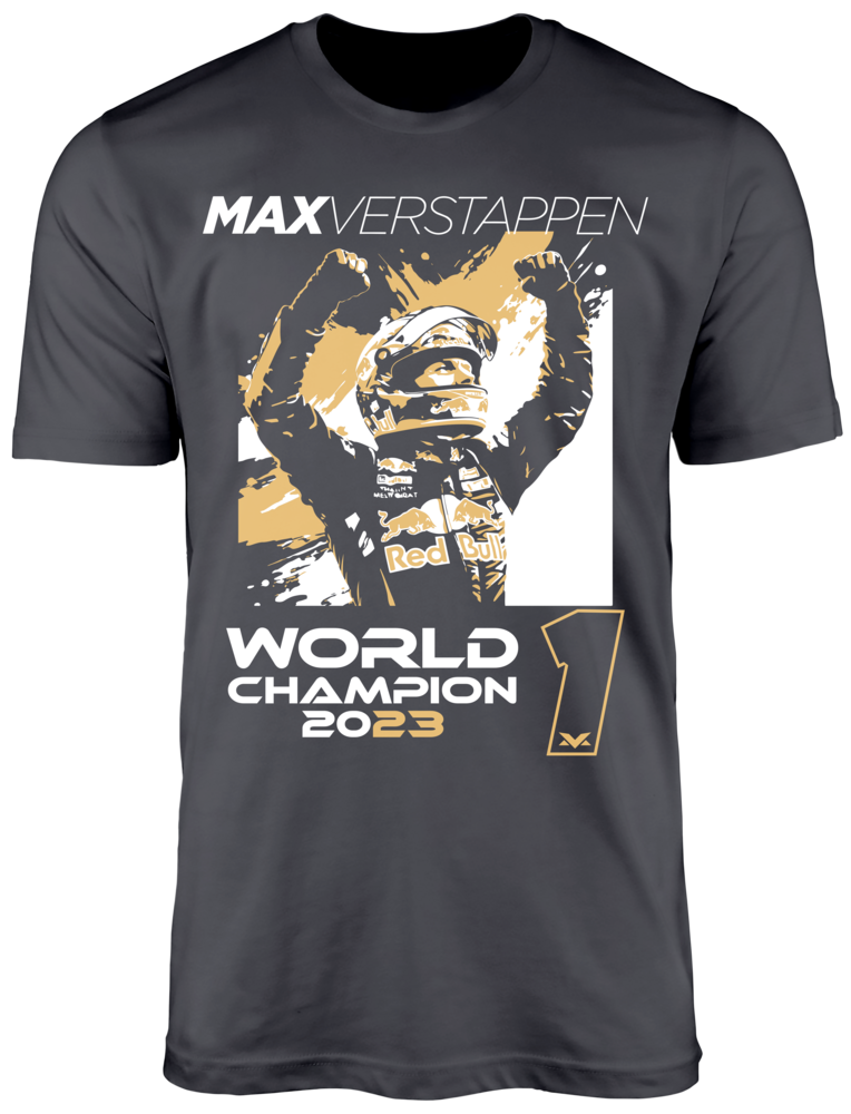 Camiseta Max Verstappen World Champion 2023 Oracle RedBull Racing F1 Team - Max Verstappen 1