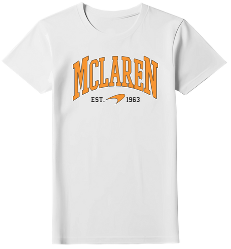 Camiseta McLaren Formula 1 Team Est 1963 Feminina