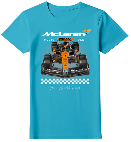 Camiseta McLaren MCL60 F1 Team 2023 Lando Norris 4 Feminina