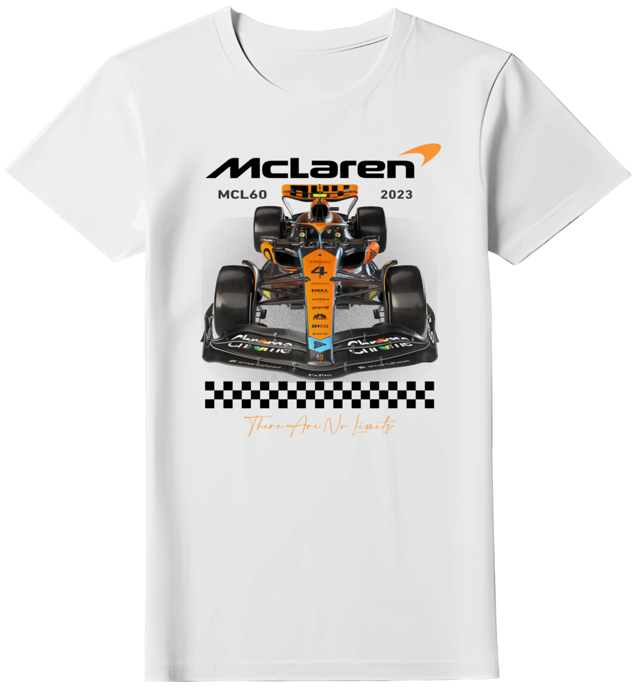 Camiseta McLaren MCL60 F1 Team 2023 Lando Norris 4 Feminina