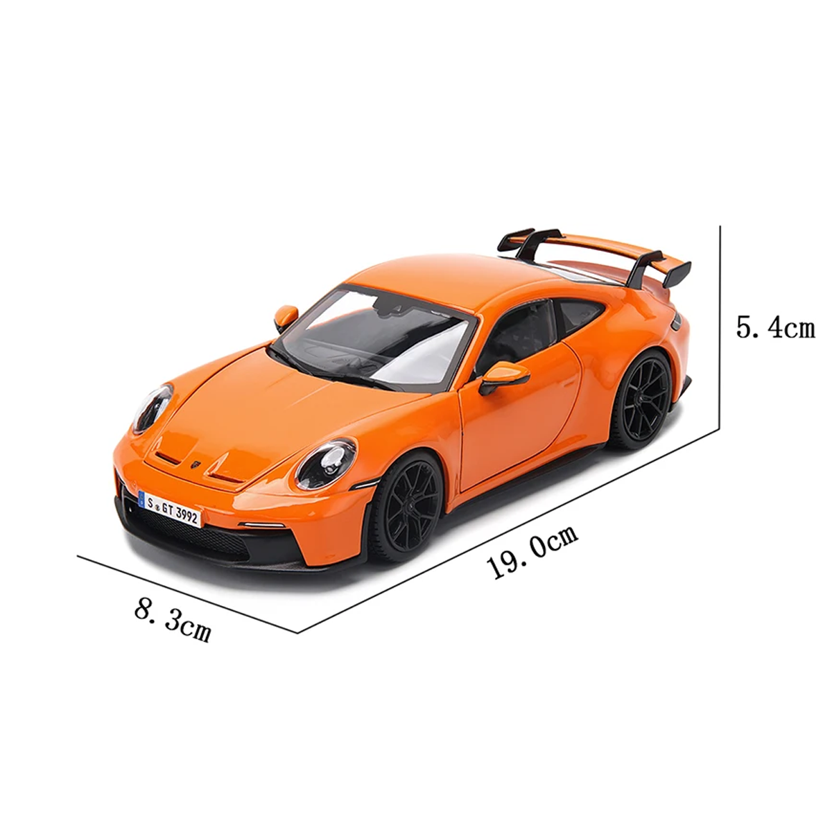 Miniatura 1:24 Porshe 911 GT3 Laranja