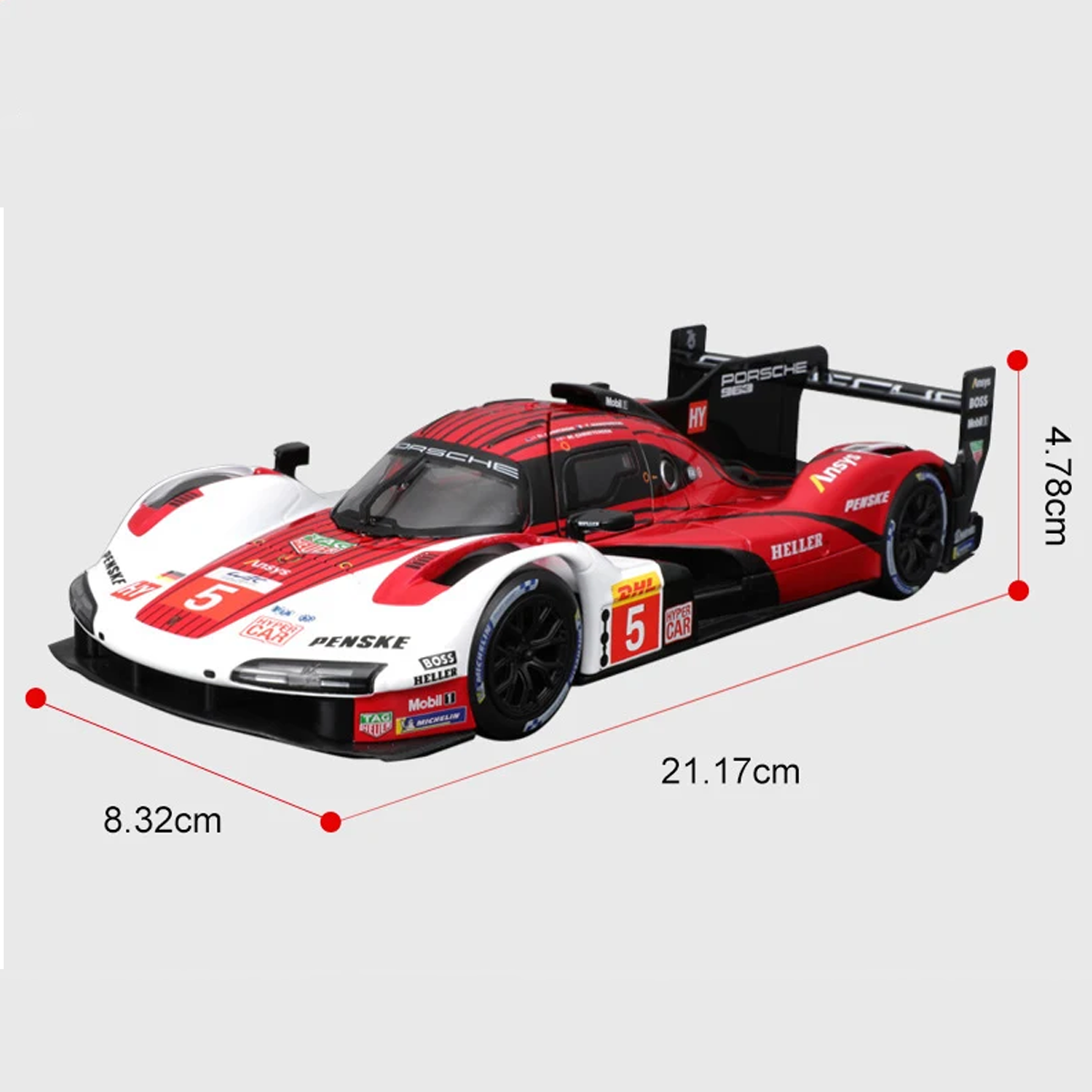 Miniatura 1:24 Porsche 963 Hypercar #5