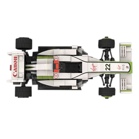 Miniatura Brawn BGP 001 Blocos de Montagem 248 PCS