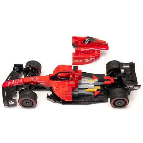 Miniatura Scuderia Ferrari F1-75 Charles Leclerc 16 Blocos de Montagem 896 PCS