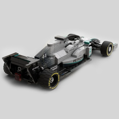 Miniatura Mercedes AMG W10 Lewis Hamilton Blocos de Montagem 266 PCS