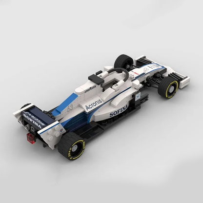 Miniatura Williams Racing FW43 George Russell Blocos de Montagem 262 PCS