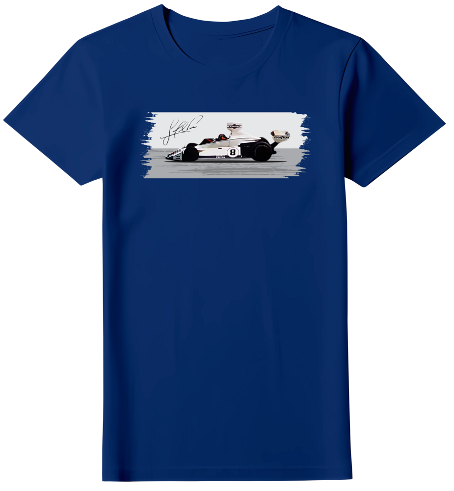 Camiseta Brabham BT44 José Carlos Pace Feminina