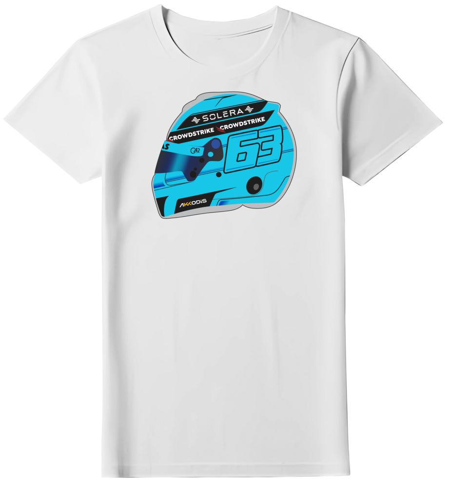 Camiseta Capacete George Russel 2024 Feminina