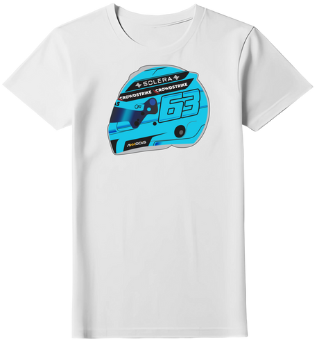 Camiseta Capacete George Russel 2024 Feminina