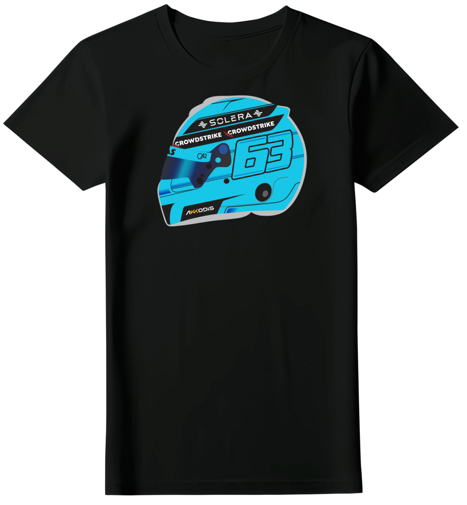 Camiseta Capacete George Russel 2024 Feminina