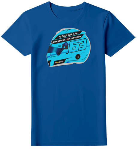 Camiseta Capacete George Russel 2024 Feminina