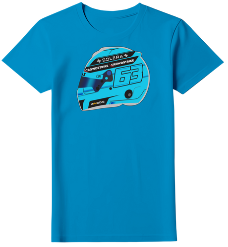 Camiseta Capacete George Russel 2024 Feminina