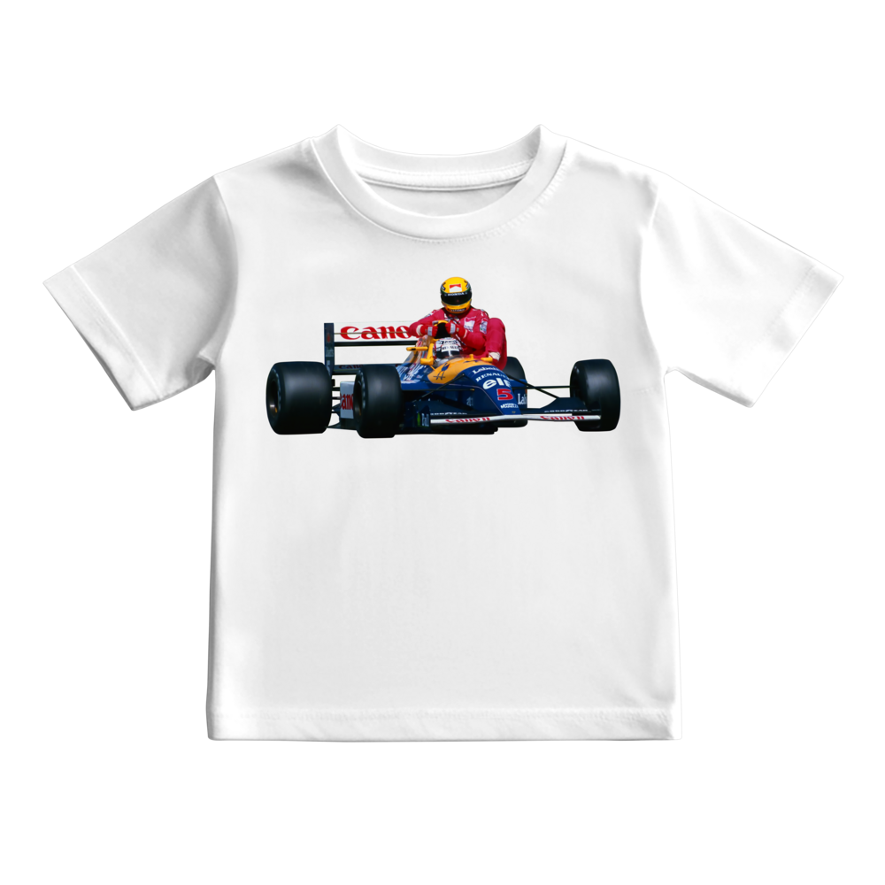 Camiseta Nigel Mansell F1 GP GRÂ-BRETANHA Temporada de 91 KIDS