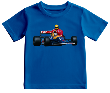 Camiseta Nigel Mansell F1 GP GRÂ-BRETANHA Temporada de 91 KIDS