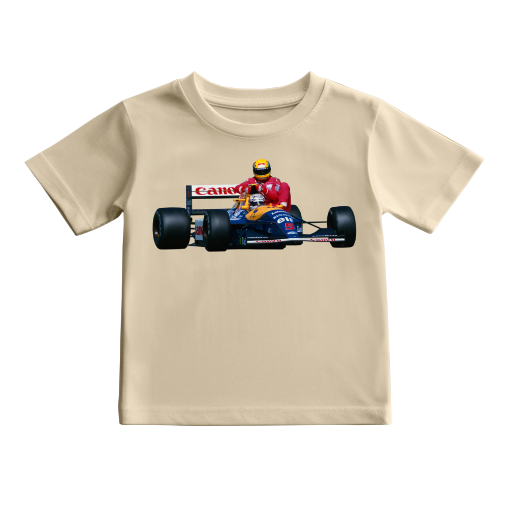 Camiseta Nigel Mansell F1 GP GRÂ-BRETANHA Temporada de 91 KIDS