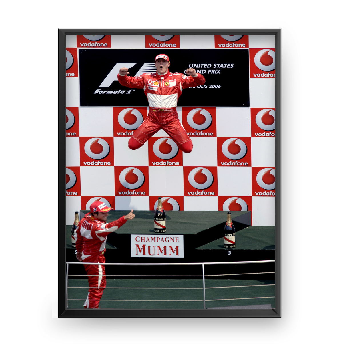 Quadro Decorativo Michael Schumacher Ferrari 2006