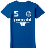 Camiseta Nelson Piquet 5 Bicampeão mundial 1983 Brabham BMW BT49 Parmalat Feminina