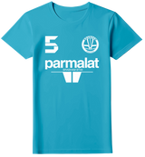 Camiseta Nelson Piquet 5 Bicampeão mundial 1983 Brabham BMW BT49 Parmalat Feminina