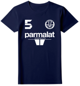 Camiseta Nelson Piquet 5 Bicampeão mundial 1983 Brabham BMW BT49 Parmalat Feminina