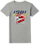 Camiseta Nelson Piquet Campeão Mundial 1981 Feminina