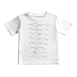 Camiseta Camiseta Evolução dos Carros Fórmula 1 KIDS